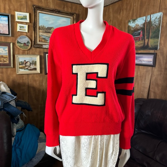 Vintage Made in Canada Letter Sweater - Picture 2 of 6